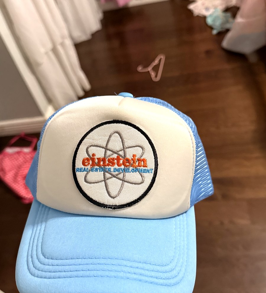 Einstein Real Estate Development branded trucker hats by Sweetly Made Co.