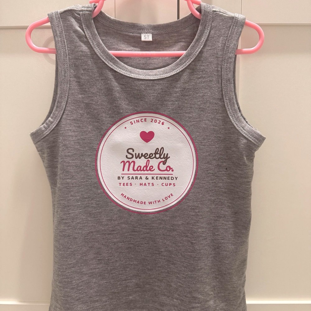 Sweetly Made Co. branded tank top