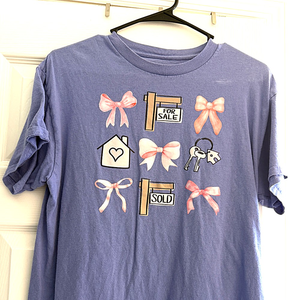 Custom real estate agent tee by Sweetly Made Co.